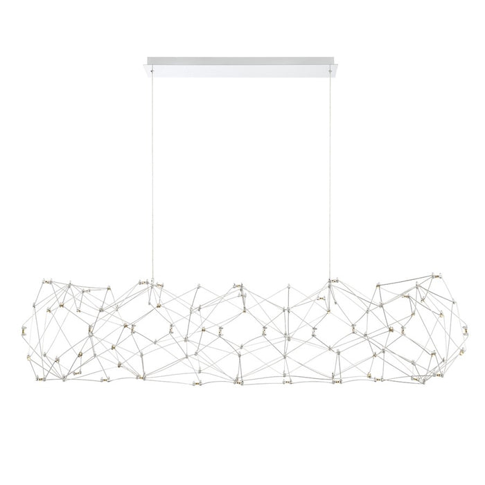 Eurofase Large LED Chandelier, Chrome