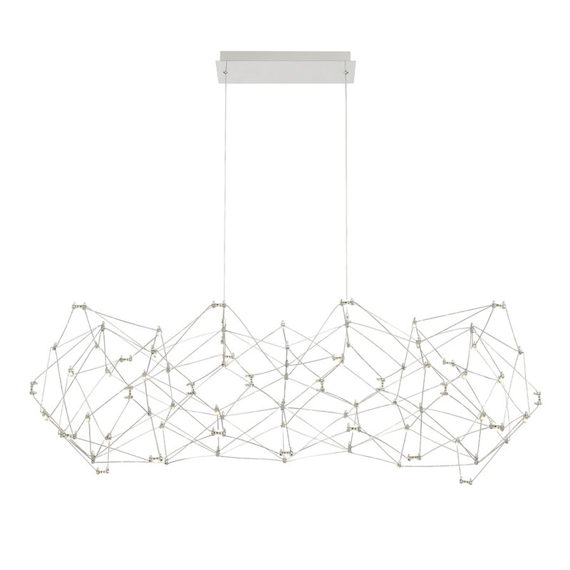 Eurofase Medium LED Chandelier, Chrome