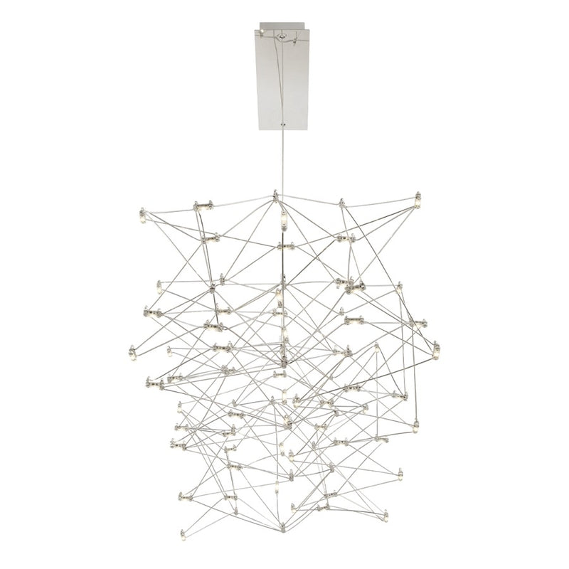 Eurofase Medium LED Chandelier, Chrome