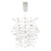 Eurofase Medium LED Chandelier, Chrome