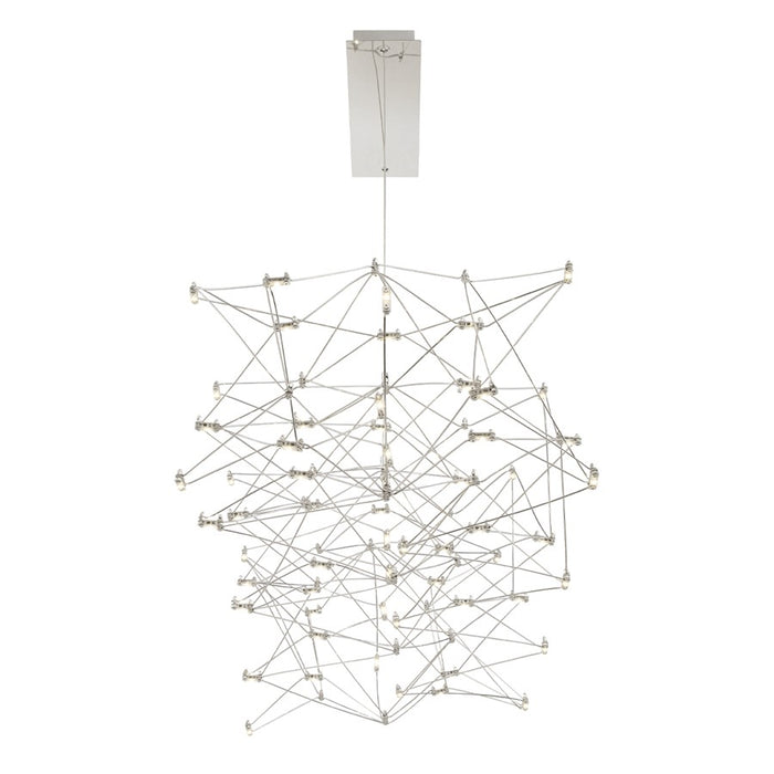 Eurofase Medium LED Chandelier, Chrome