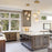 Eurofase 3 Light LED Chandelier, Gold
