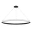Eurofase Large Outward LED Pendant, Matte Black/White