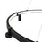 Eurofase Large Outward LED Pendant, Matte Black/White