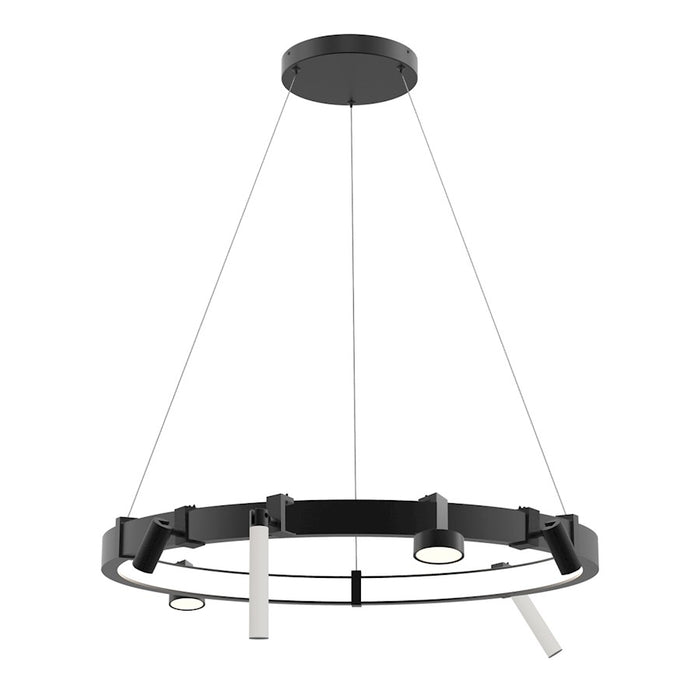 Eurofase Small INWARD LED Pendant, Matte Black/White