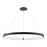 Eurofase Medium INWARD LED Pendant, Matte Black/White