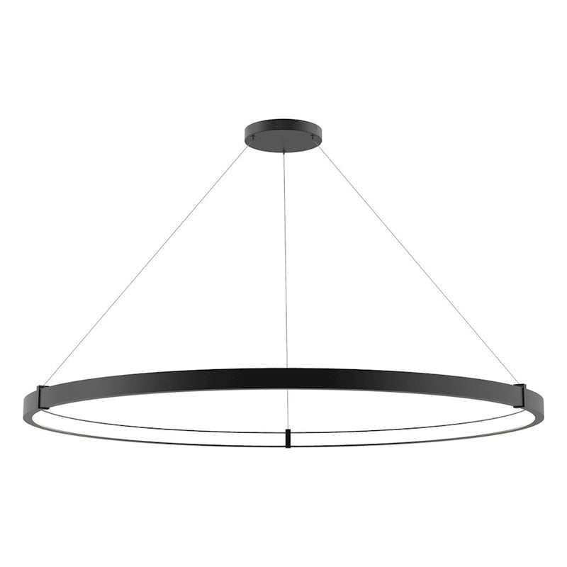 Eurofase Large INWARD LED Pendant, Matte Black/White