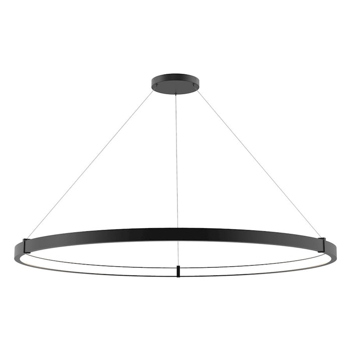 Eurofase Large INWARD LED Pendant, Matte Black/White