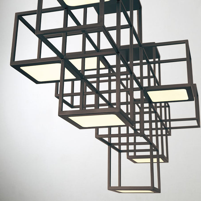 Eurofase 9 Light Linear LED Chandelier