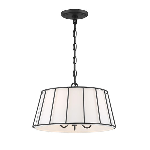 Eurofase Adelaide 3 Light Pendant, Matte Black