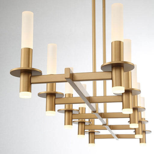 Eurofase 10Lt Rectangle LED Chandelier