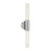 Eurofase Crossley 2 Light Wall Sconce, Chrome/Textured Roll