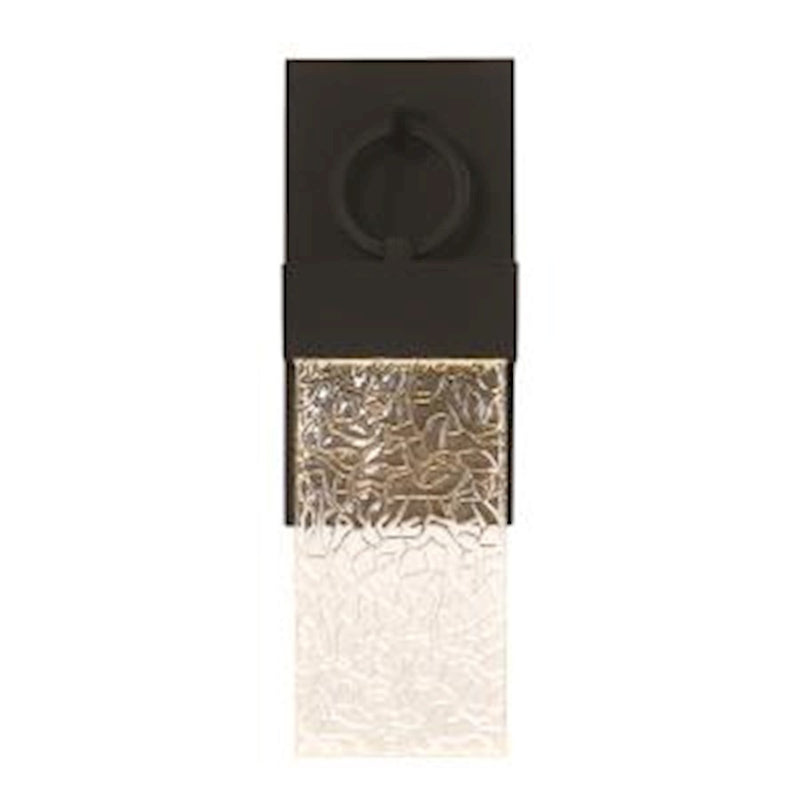 Eurofase Vasso 1 Light LED Outdoor Wall Sconce, Satin Black