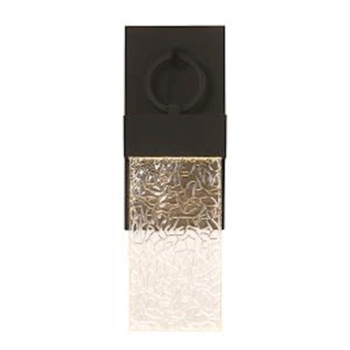 Eurofase Vasso 1 Light LED Outdoor Wall Sconce, Satin Black