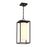 Eurofase Ren 1 Light Outdoor Pendant, Satin Black