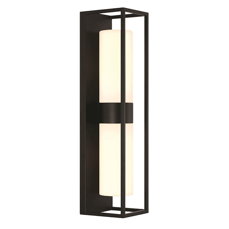 Eurofase Ren 2 Light Outdoor Lantern, Satin Black