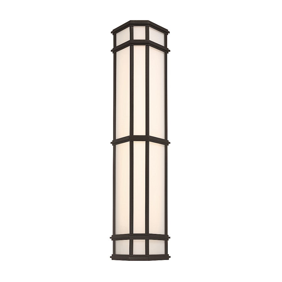 Eurofase Mont?1 Light Outdoor LED Wall Sconce, Satin Black