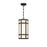 Eurofase Mont?1 Light 18" Outdoor LED Pendant, Satin Black