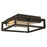 Eurofase Ilya 1 Light 13" Outdoor LED Flushmount, Satin Black