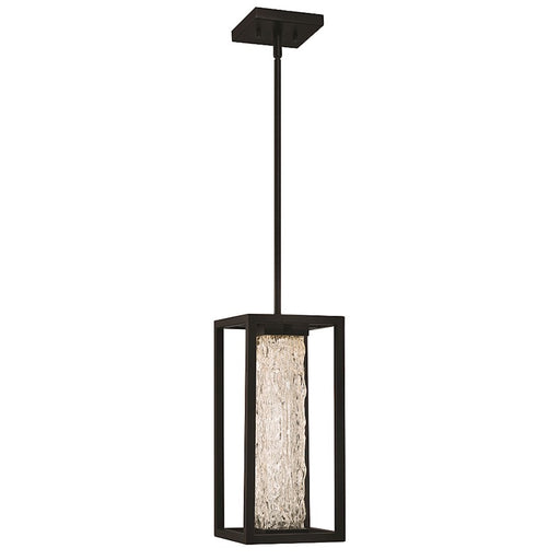 Eurofase Ilya 1 Light 7" Outdoor LED Pendant, Satin Black