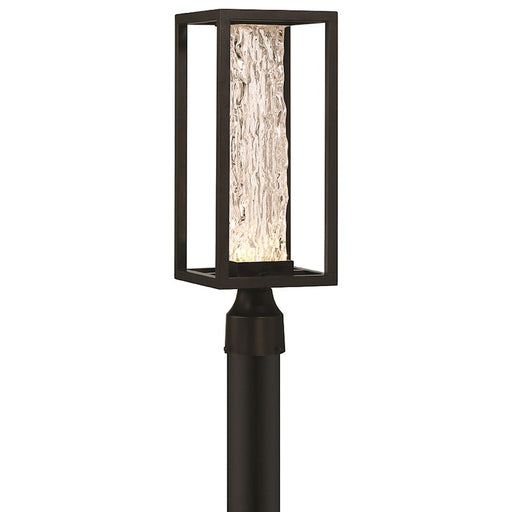 Eurofase Ilya 1 Light 7" Outdoor LED Post Light, Satin Black