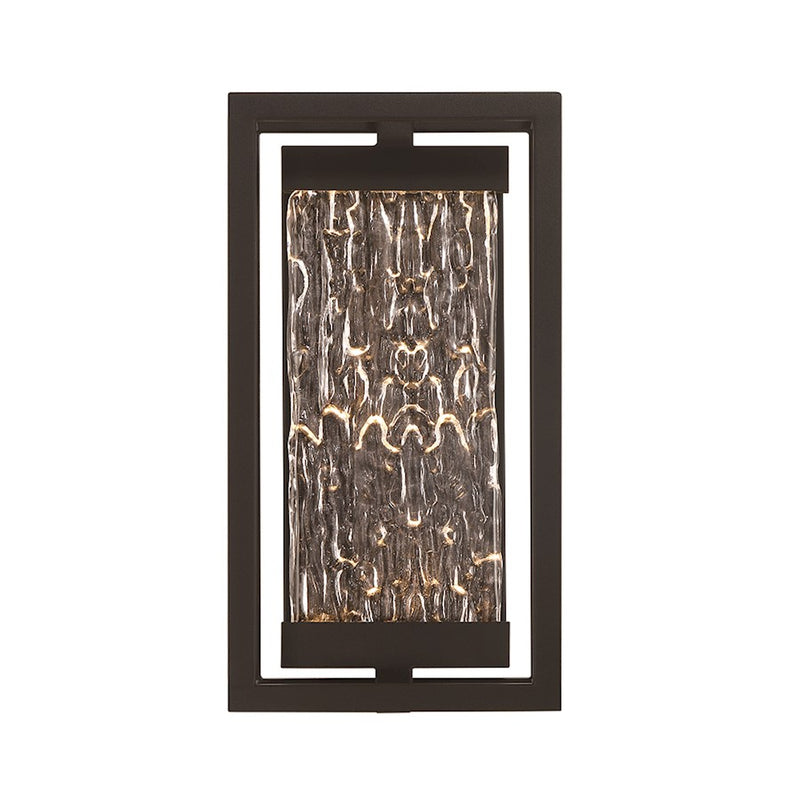 Eurofase Ilya 1 Light 13" Outdoor LED Wall Sconce, Satin Black