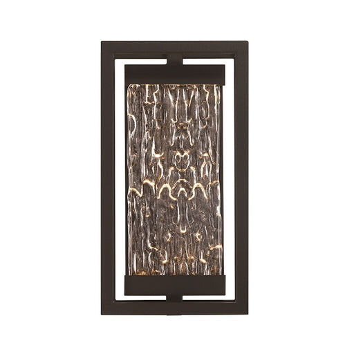 Eurofase Ilya 1 Light 13" Outdoor LED Wall Sconce, Satin Black