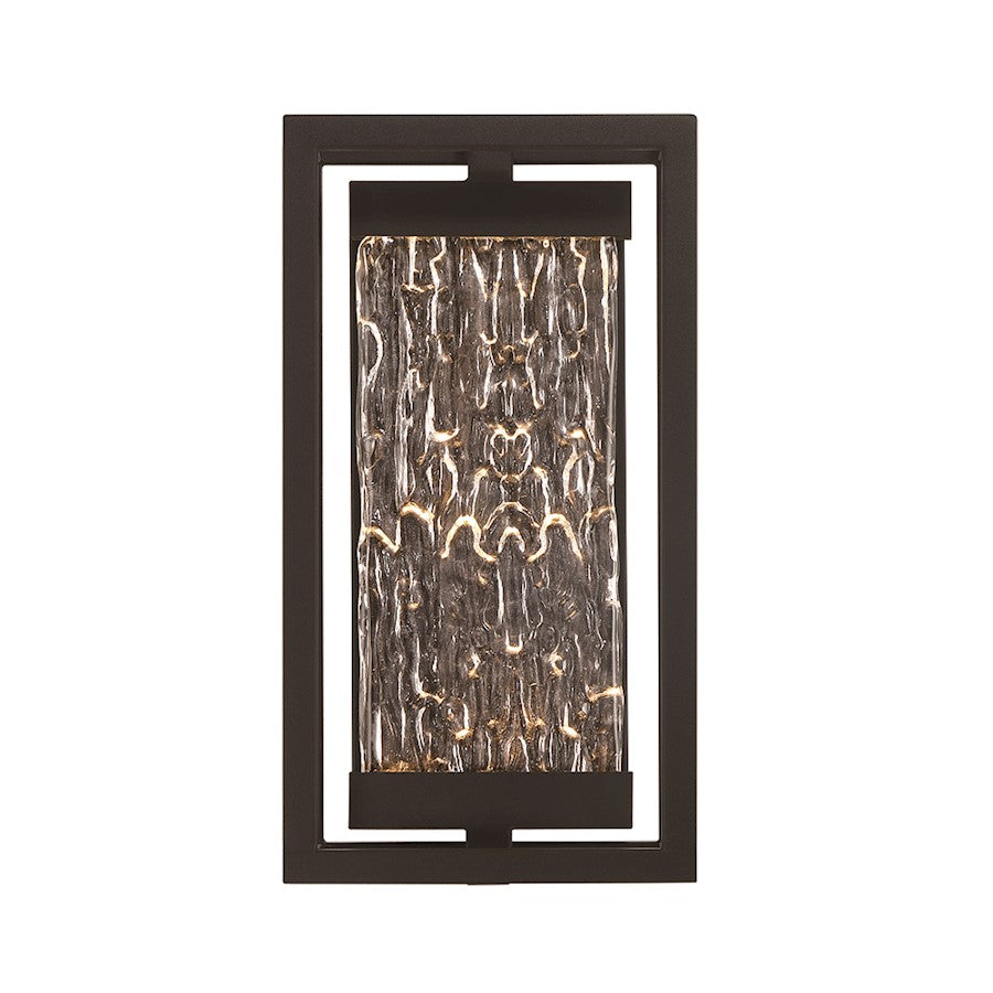 Eurofase Ilya 1 Light 13" Outdoor LED Wall Sconce, Satin Black
