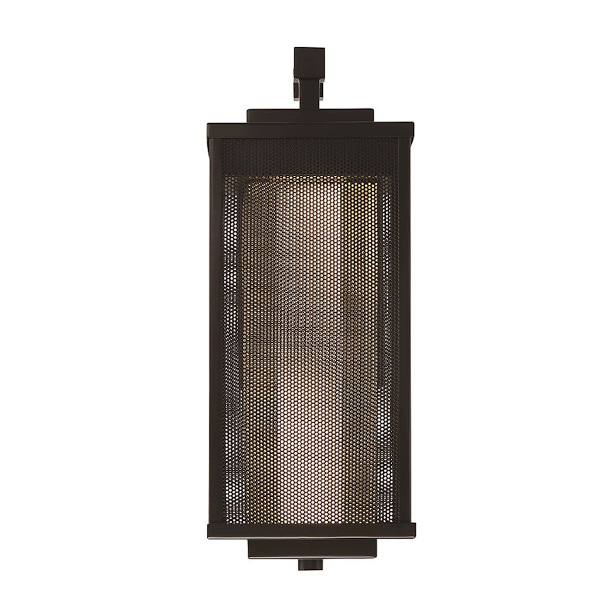 Eurofase Brama 1 Light 17" LED Wall Sconce, Black/Gold