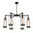 Eurofase Yasmin 6 Light 35" Outdoor Oval Chandelier