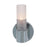 Eurofase Uomo 1-Light Wall Sconce, Chrome/Frosted
