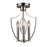 ELK Lighting Dione 3-Light Semi Flush, Nickel