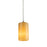 ELK Lighting Piedra 1-Light Mini Pendant, Nickel/Genuine Stone Shade
