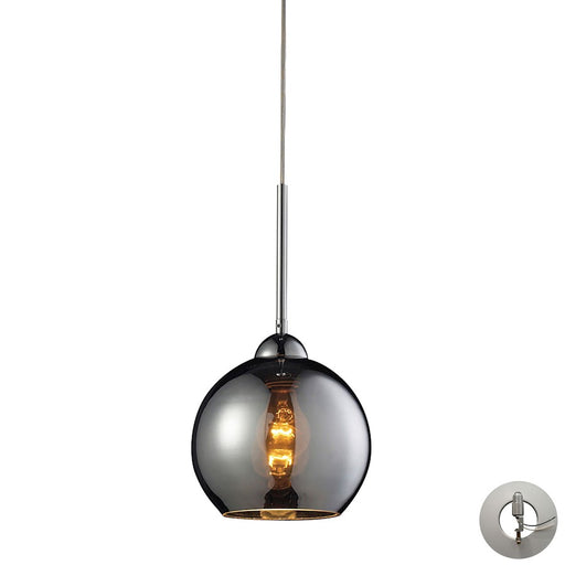 ELK Lighting Cassandra Mini Pendant, Chrome