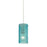 ELK Lighting Ice Fragments 1-Light Mini Pendant, Satin Nickel