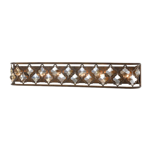 ELK Lighting Armand, Bronze/Amber Teak Crystal