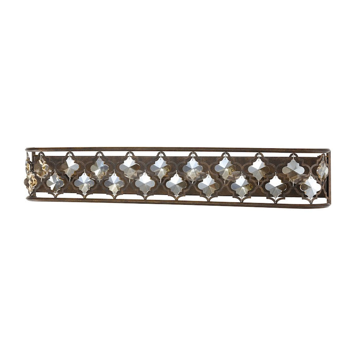 ELK Lighting Armand, Bronze/Amber Teak Crystal