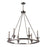 ELK Lighting Port Solerno 6-Light Chandelier, Satin Nickel