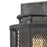 ELK Lighting Slatington 1-Light Sconce, Nickel & Graphite/Mesh