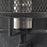 ELK Lighting Slatington 1-Light Sconce, Nickel & Graphite/Mesh