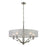 ELK Lighting Corisande 5-Light Chandelier, Nickel/Silver Drum