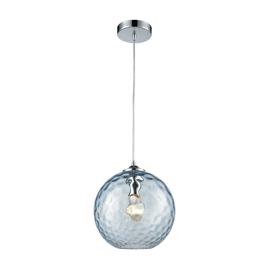 ELK Lighting Watersphere 1-Light Mini Pendant, Chrome