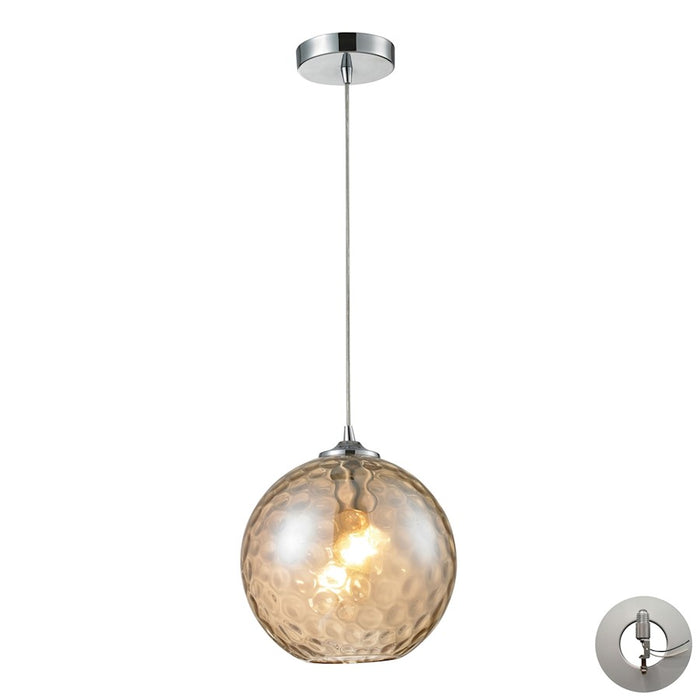ELK Lighting Watersphere Mini Pendant, Chrome, Adapter