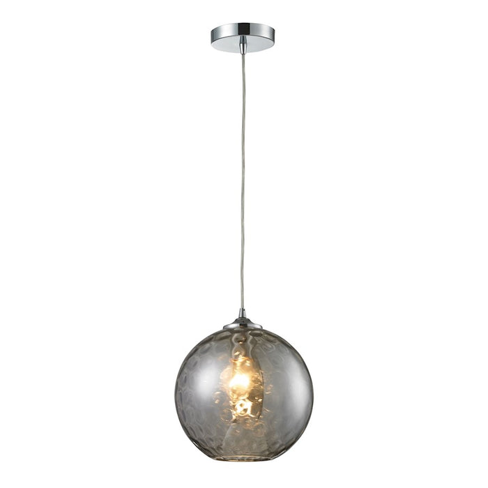 ELK Lighting Watersphere 1-Light Mini Pendant, Chrome