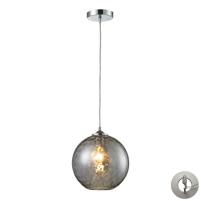 ELK Lighting Watersphere Mini Pendant, Chrome, Adapter