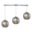 ELK Lighting Watersphere 3-Light Linear Mini Pendant, Chrome