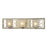 ELK Lighting Santa Monica 3-Light Vanity Sconce, Aged Silver/Off-White