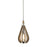 ELK Lighting Janette 1-Light Mini Pendant, Polished Nickel