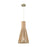 ELK Lighting Pleasant Fields 1-Light 10" Mini Pendant, Beige/Wicker