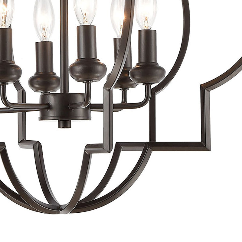 ELK Lighting Chandette 6-Light Chandelier